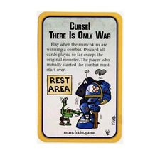 SJG Munchkin Munchkin - Curse! There is Only War! Promotional Card NM VERY RARE