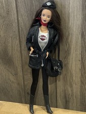 Harley Davidson Barbie Doll Collector Edition 1998 Mattel 22256 Flaking Leather