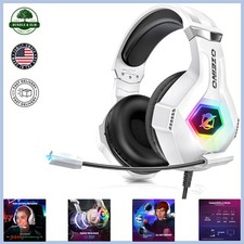 Comfortable Gaming Headset for PC, PS4, PS5, Xbox with Active Noise Cancellation