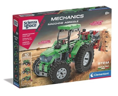 Clementoni - Science Build-Agricultural Machines-Children's Construction Set, Me