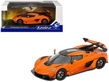 Koenigsegg Jesko Attack Tang Orange Metallic with Black Stripes 1/43