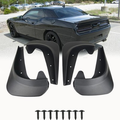 For Dodge Challenger 2008-2023 Front Rear Splash Guards Mud Flap Fender Mudguard