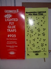 Fly Light Trap Glue Boards (25 Pack ) Fits Catchmaster 911 Trap 16.97in x 7.88in