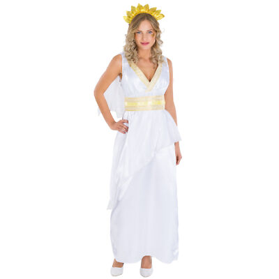 Frauenkostüm Göttin Caesar Kostüm Römerin Karneval Fasching Halloween Kleid