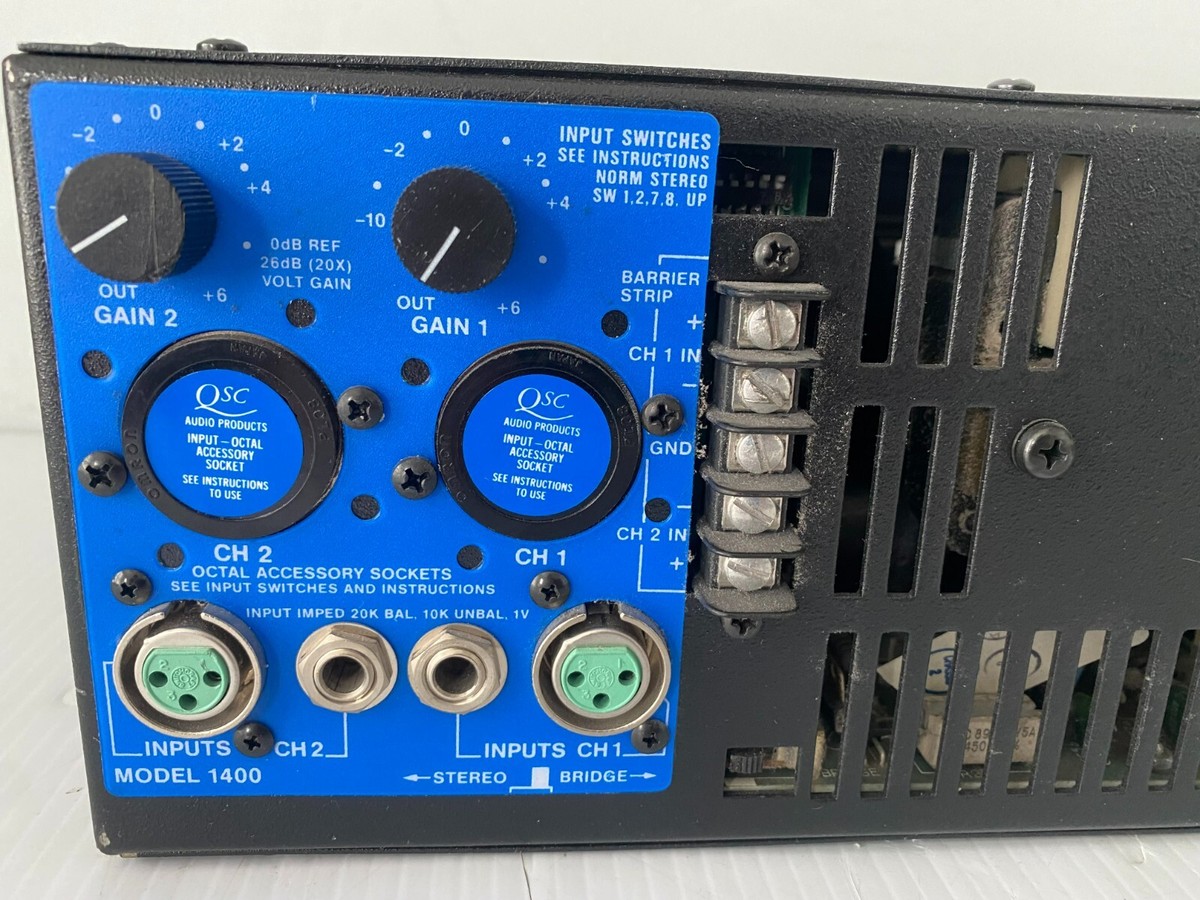 QSC】パワーアンプ model 1400