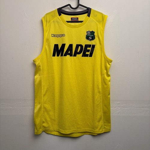 Kappa U.S. Sassuolo Trikot Tanktop Italia Italien Fußball Gelb Gr. 3XL