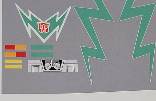 Transformers G1 Repro Stickers For G1 Euro Turbomaster And PREDATORS - Picture 2 of 8