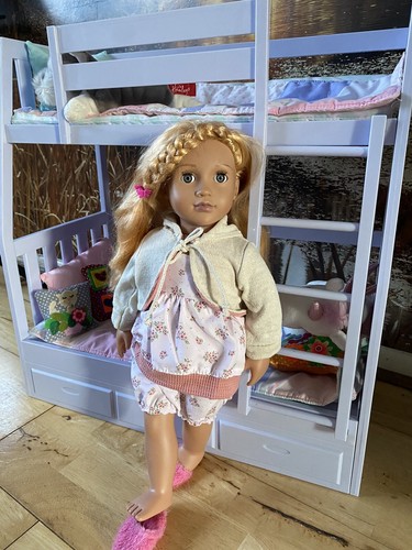 Baby Doll Cute Outfit 3 Part Set To Fit Our Generation or 18 Inches 46cm Dolls