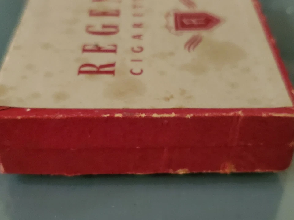 Antigo 1920's VAZIO Regents Cigarros Tobacciana Pack Case Riggio Corp Factory 94 - Imagem 4 de 4