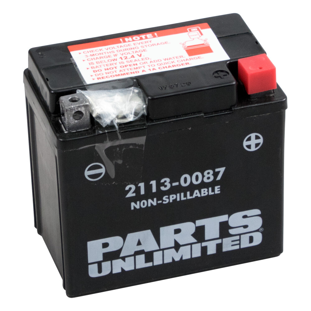 Parts Unlimited Factory-Activated AGM Maintenance-Free Battery