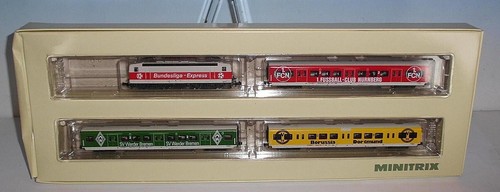 Minitrix Spur N 1/160 Nr. 11091 Bundesliga Express Zug-Set KKK NEM OVP #069 | Zustand: Gebraucht