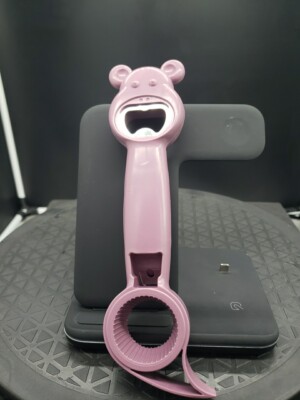 4 in 1 Multi Function Safety Opener Cute Bear For Bottles Cans Jars And Lids