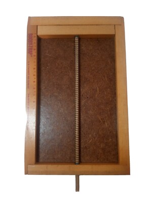 1965 Booby Trap Game Replacement Wood Spring Bar Board Only Parker Brothers