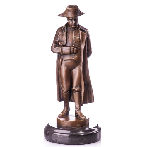 Vintage Statue en bronze Napoléon Sur un Marbre noir Signée eBay