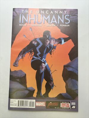 The Uncanny Inhumans #0 Comic Book (2015, Marvel Comics)