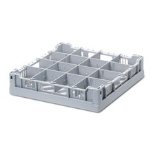 Glass Compartment Glasswasher Basket | 400mm Dishwasher Rack | Fries Rack System