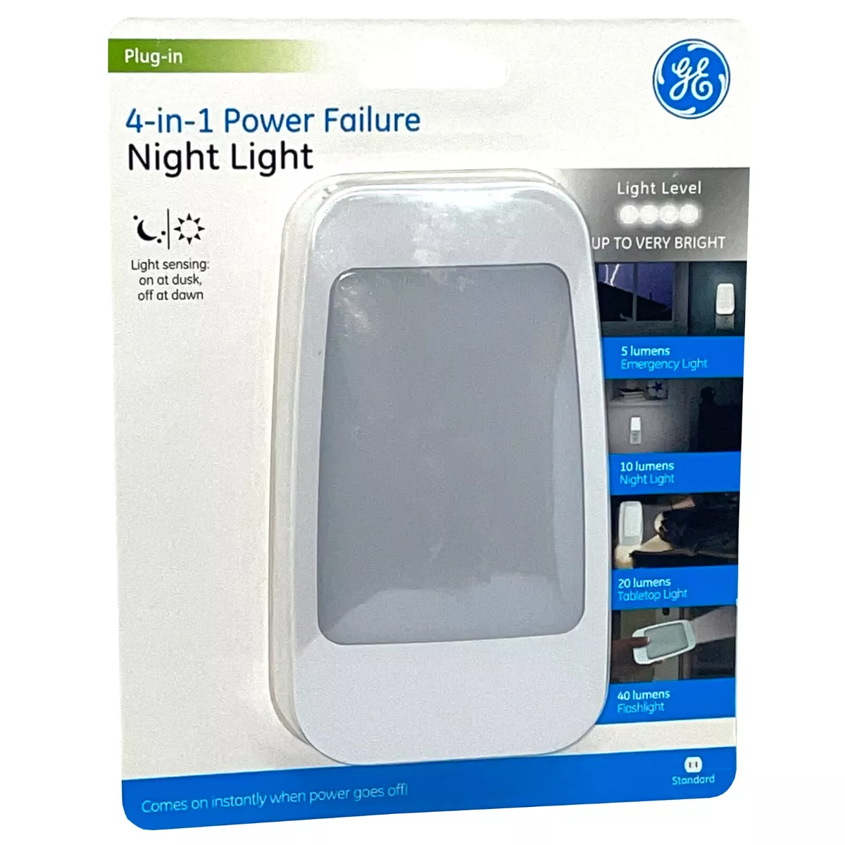 Led power failure night light deals