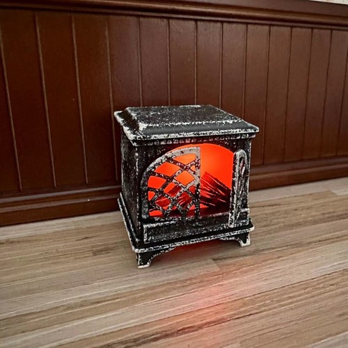 1:12 Scale Dolls House Miniatures Accesssories Vintage Old Fireplace Living Room - Picture 5 of 7