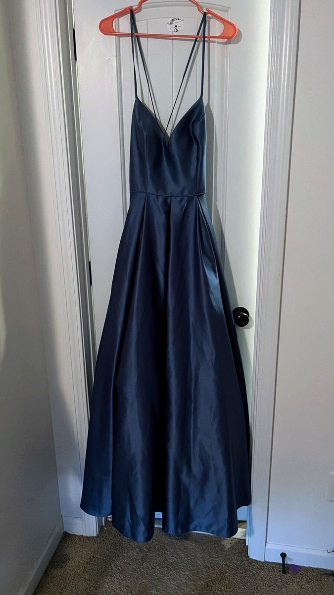 blondie nites blue prom dress Blondie Nites Long Formal Dress 5358bn Aqua Multi / 0 main image 1