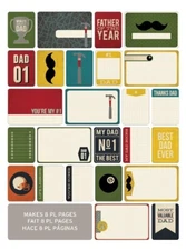 American Crafts Project Life Theme Cards Princess, Dad, Man's World Kits -Choose