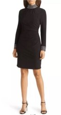 NWT Eliza J Beaded Dress Size 4
