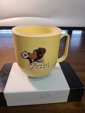 Vtg Tommee Tippee Sippy Cup W/ Lid Weighted Bottom 1960's Child's Drinking Cup