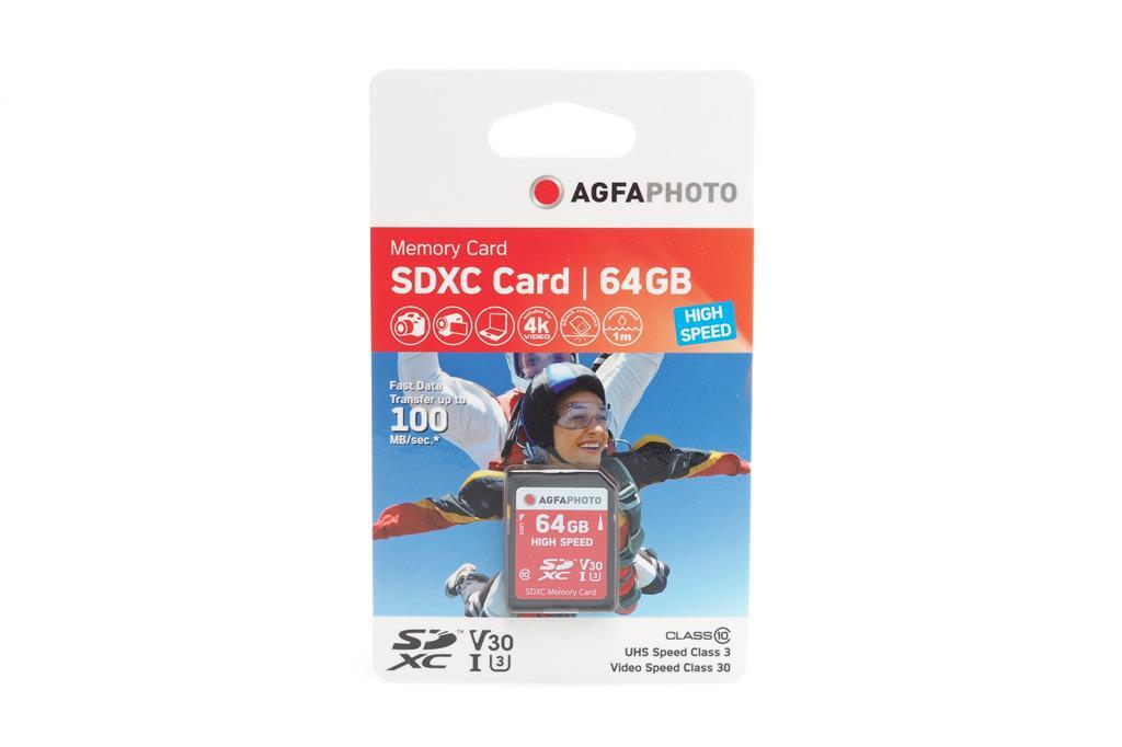 Agfaphoto 64gb SDXC Card Memory Card Class10 (1721498779)