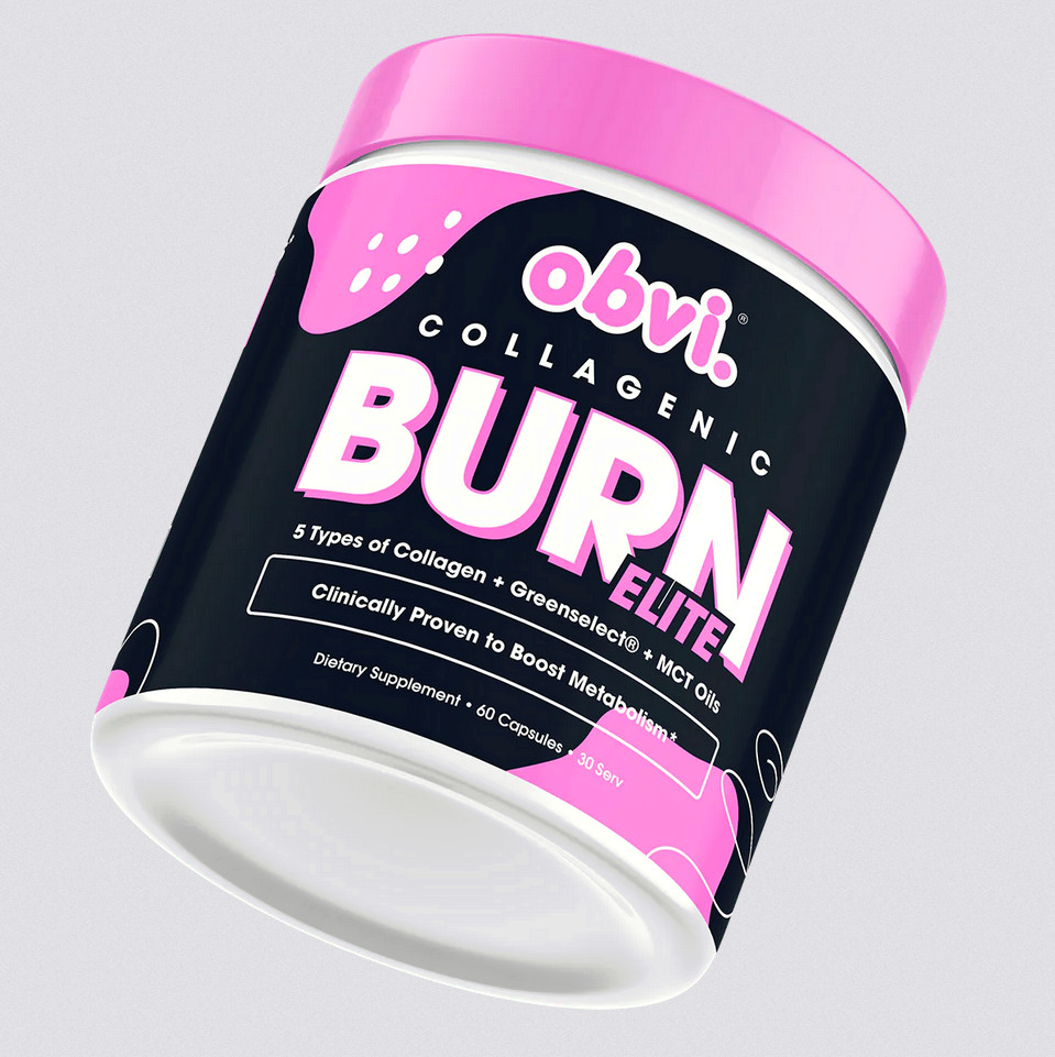 Obvi Collagenic Burn Elite, Collagen Peptides Infused Thermogenic Fat