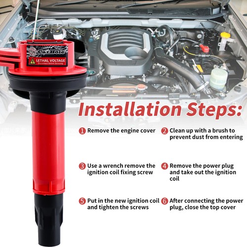 6X Ignition Coil UF553 For 2011 2012 2013 2014 Ford Edge F-150 3.7L V6 DG520 NEW - Picture 5 of 13