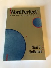 VINTAGE WordPerfect 5.0 Macro Expert by Neil J. Salkind 1989 PB Dow-Jones Irwin