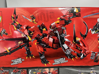 LEGO Ninjago Firstbourne (70653) Red Dragon Cole Kai Helicopter