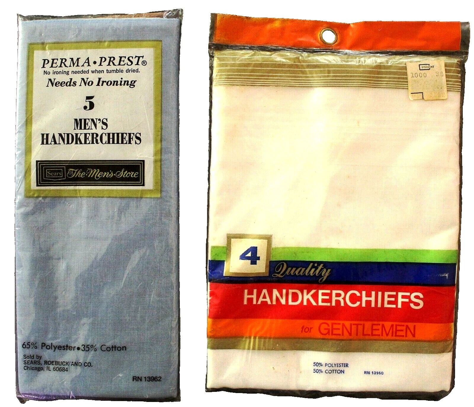 棉混纺复古普通纯色手帕