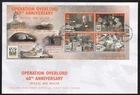 Isle of Man 2004 FDC MS Operation Overlord 60th Anniversary