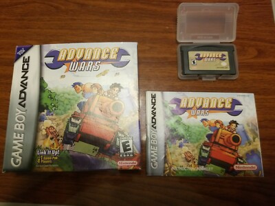 Advance Wars (Nintendo Game Boy Advance) Box, Manual, game is tested! Authentic!