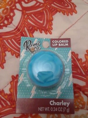 Remi Rose,Rose Shaped Colored Lip Balm Charley  New .24 oz 7g