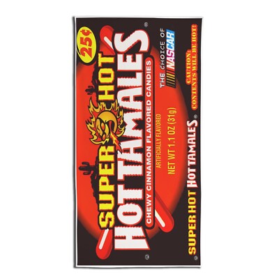 Retro Style Super Hot Tamales - Chewy Cinnamon 25cent Box Beach Towel - 2 Sizes!