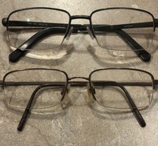 2 Marchon Autoflex Flexon Eyeglasses Frame Unisex Half Rim 53-19-140 Heusen Van