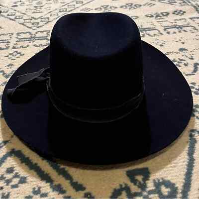 Luna Bloom Bon Navy Blue Sunshine Moon Astrology Cowboy Hat  display picture 3