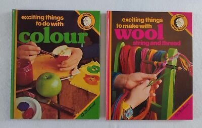 Exciting Things To Do With: Colour & Wool String And Thread - 2x Hardback Books