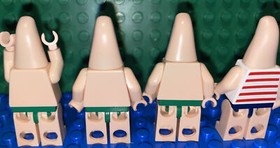 LEGO Patrick Star Minifigure with Bib, Ice Cream Spongebob bob030 3816 Lot Of 4