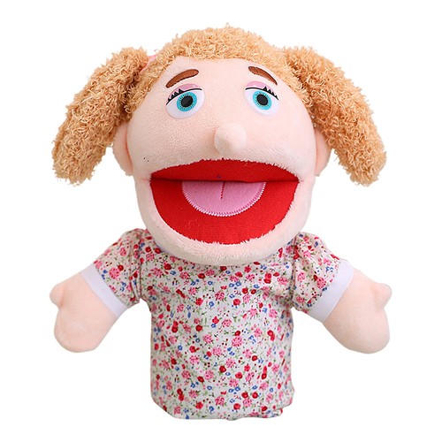 1x Family Finger Puppets Cotton Doll Animal Baby Educational Hand Toy 11'' - Picture 21 of 24