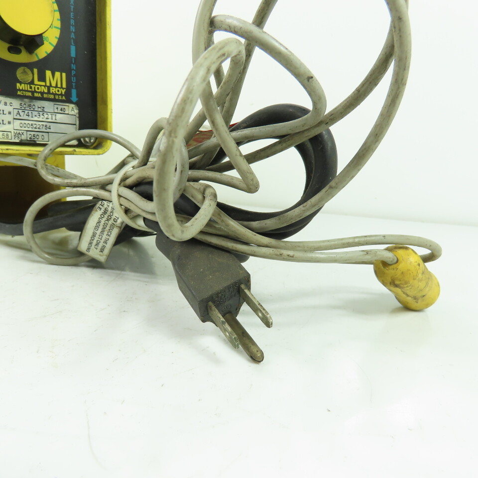 LMI Milton Roy A741-352TI Metering Pump 120VAC 0.58 GPM 250PSI