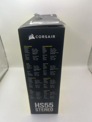 CORSAIR HS55 STEREO Wired Gaming Headset White Brand New Sealed - Picture 3 of 6