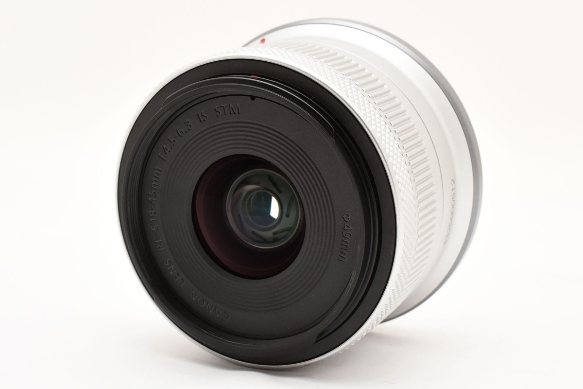 Canon RF-S 18-45mm f/4.5-6.3 IS STM Silver Lens from Japan
