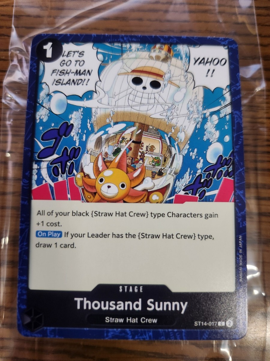 EXACT CARD PICTURED One Piece TCG 3D2Y Deck ST14-017