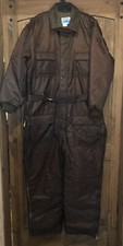 Sears EUC Work Leisure Vintage 1980s Insulated Coveralls Brown size 48 PERFECT