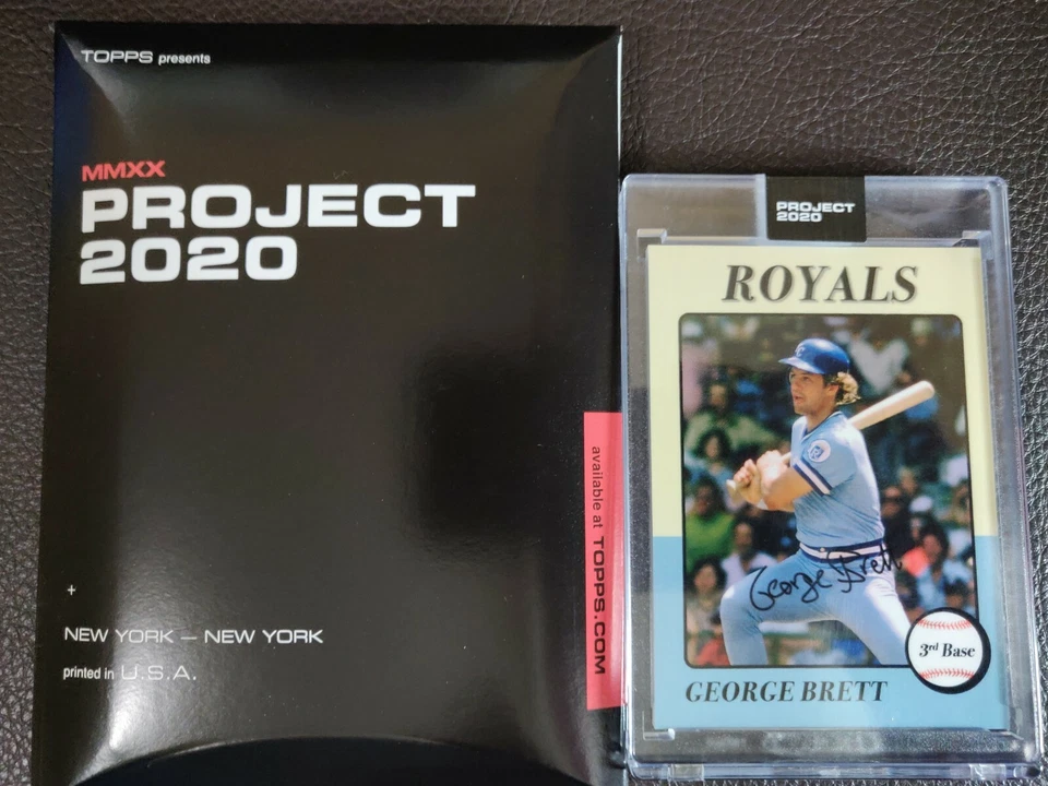 Topps Project 2020 George Brett by Oldmanalan #112 PR 6,558 - Image 3 of 4
