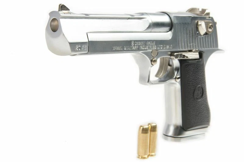 Min Model (High Precision) Desert Eagle - Silver (Shell Eject) For Display  Only