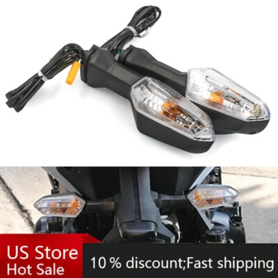 WSNDM Motorcycle Turn Signal Lights Moto Amber Indicators Flowing