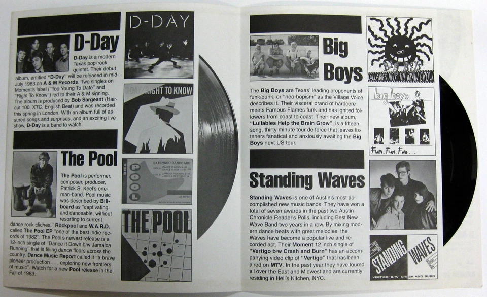 Big Boys Lullabies Help The Brain Grow 1983 US Promo Nur Punk Flexi Disc Moment - Bild 2 von 4